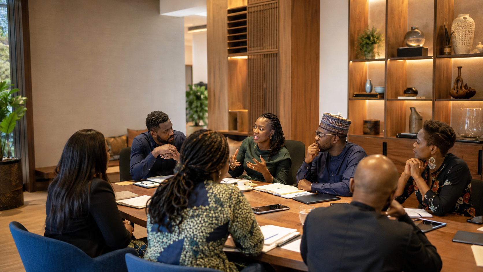 Nigerian innovation and enterprise stakeholders in a strategic roundtable