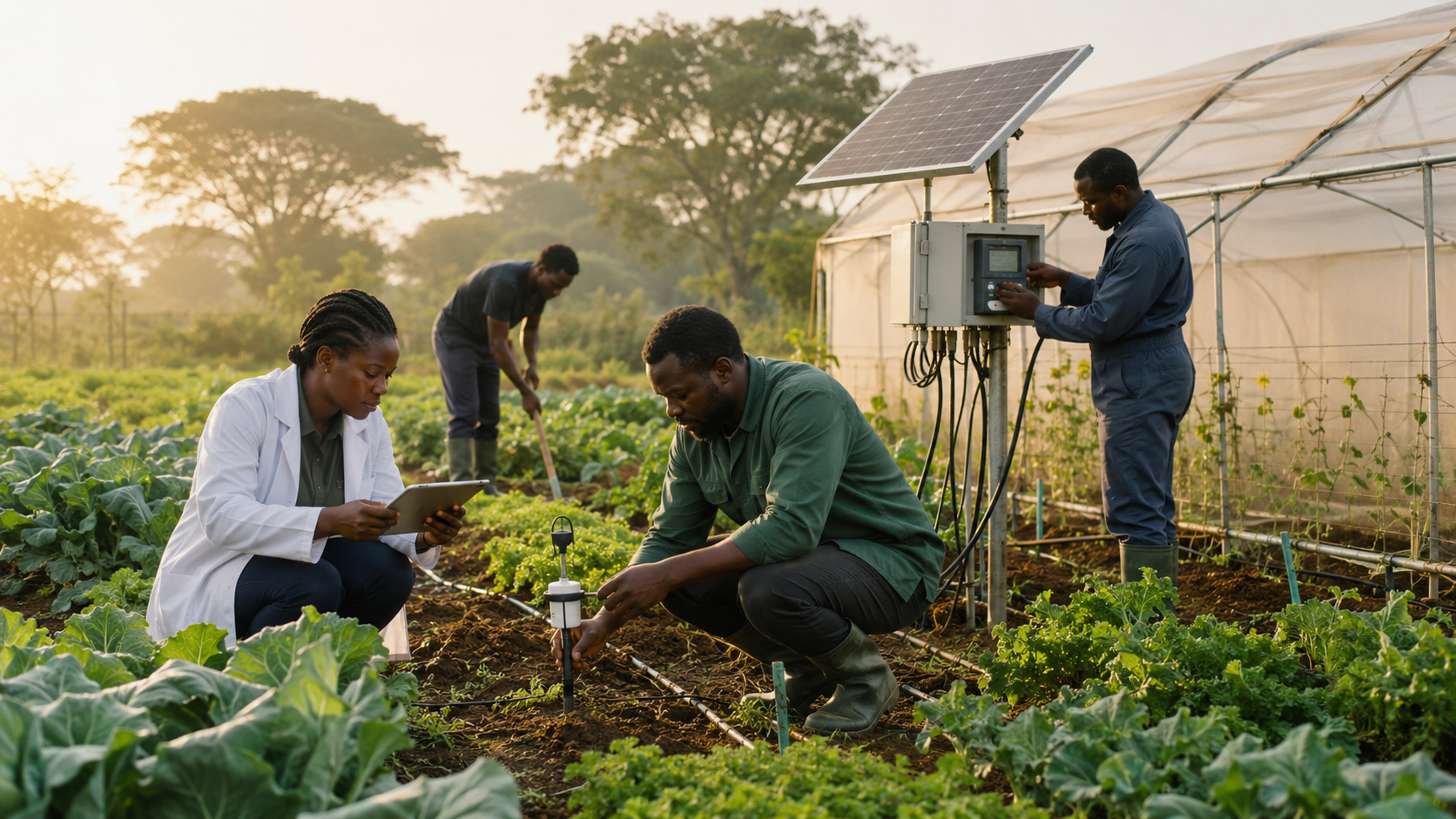 Agricultural innovators using smart irrigation and field technology